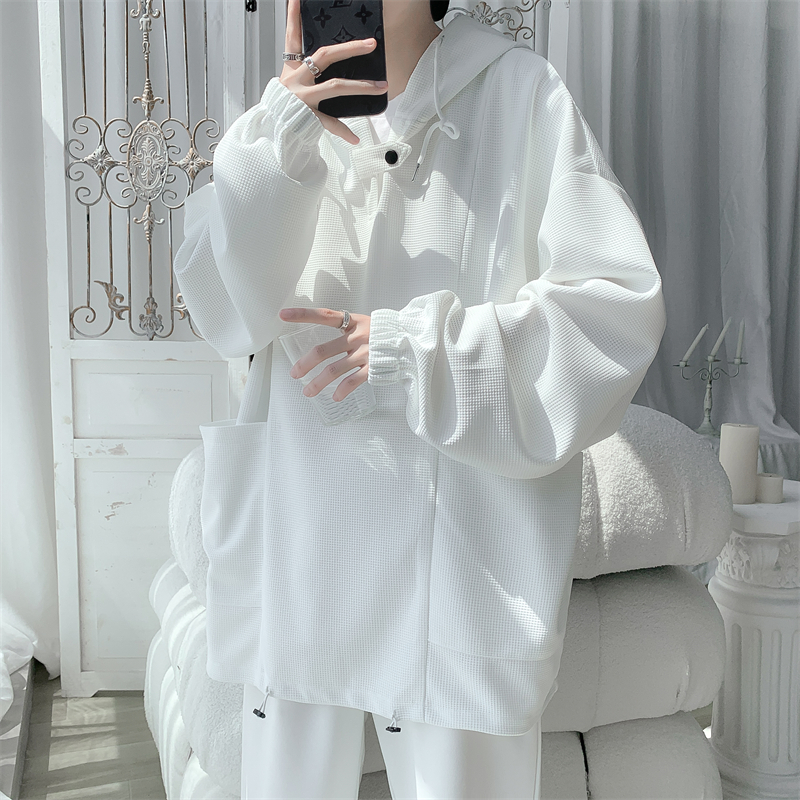 Streetwear Brand Hong Kong - Loose Men's Hoodie Spring Autumn Design