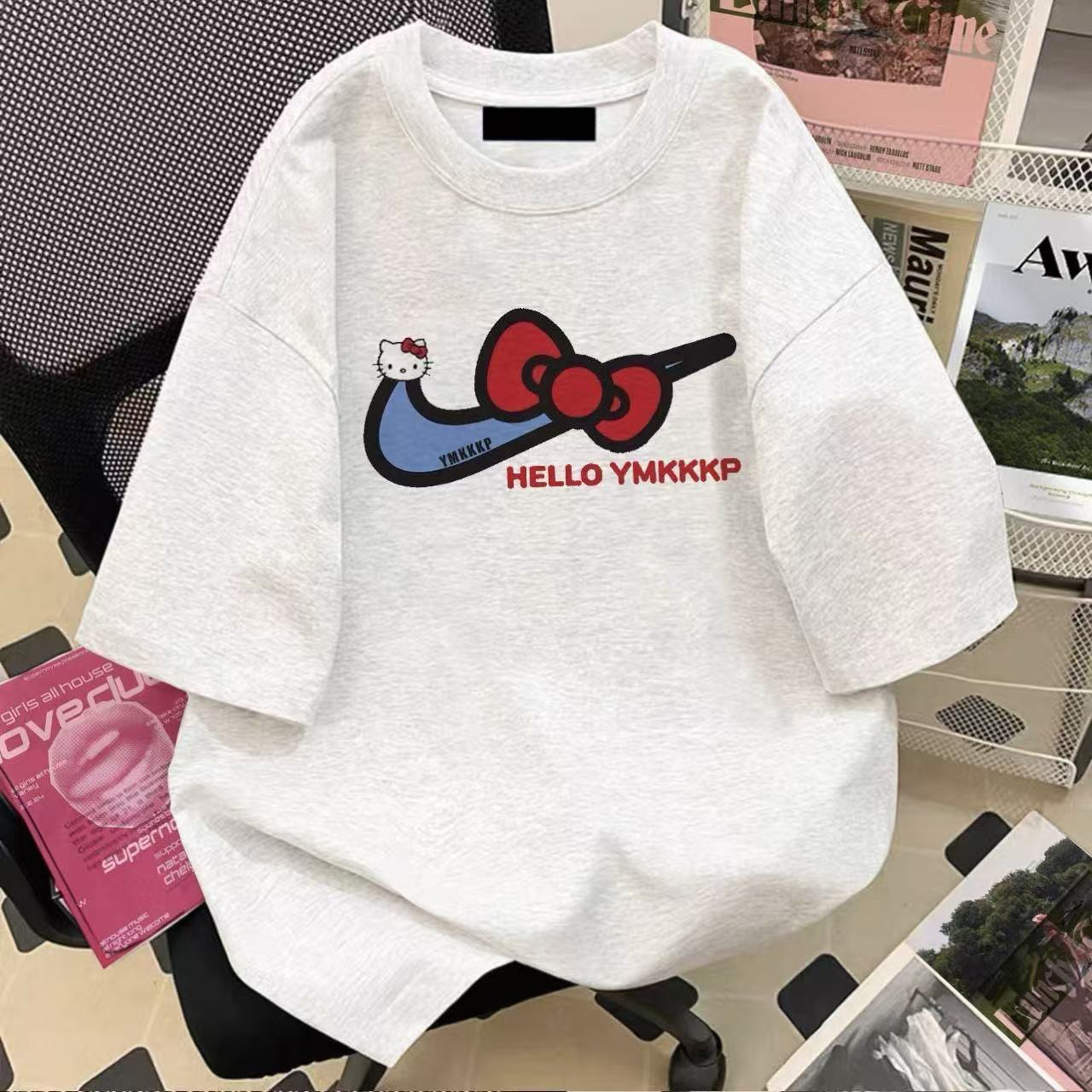Streetwear Brand Cat - 2026 Summer New Style Short-Sleeved T-Shirt