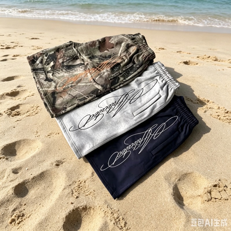 Streetwear Brand Y2K - American Letter Embroidered Shorts Men Y2K