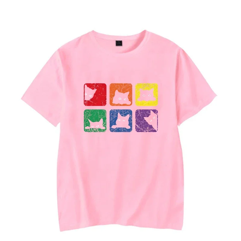 Short Sleeve Tees Men's T-shir - Streetwear Brand Cat のレビューと価格