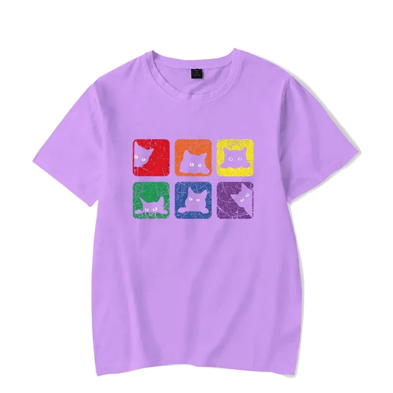 Short Sleeve Tees Men's T-shir - Streetwear Brand Cat のレビューと価格