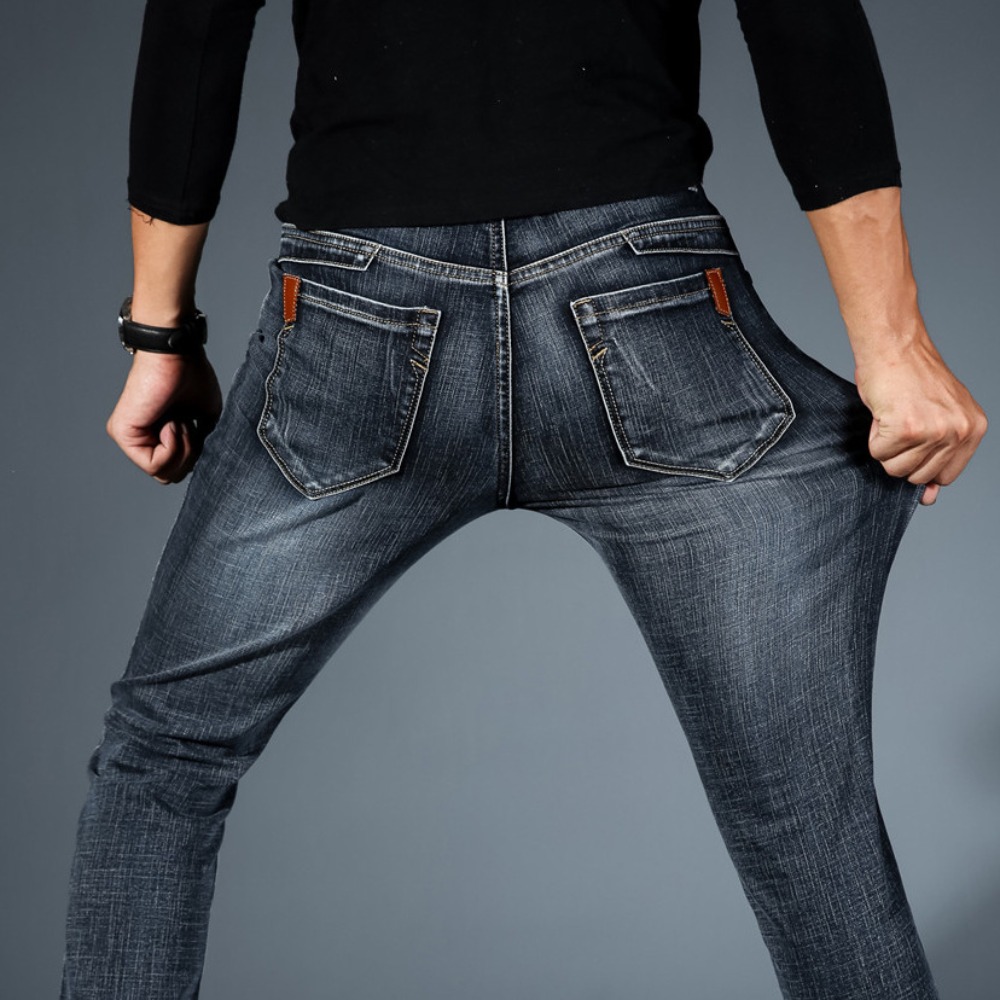Fashion Minimalist Stretch Jea - Streetwear Brand Jeans のレビューと価格