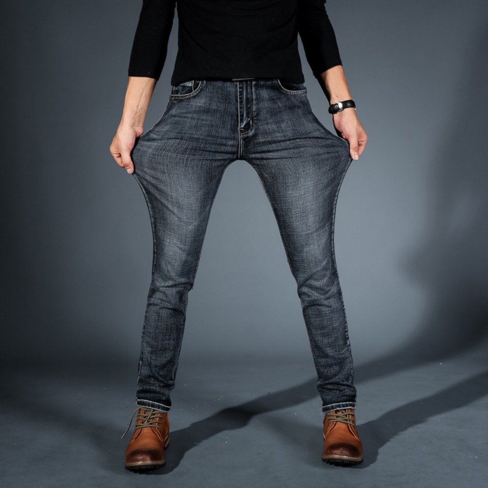 Fashion Minimalist Stretch Jea - Streetwear Brand Jeans のレビューと価格