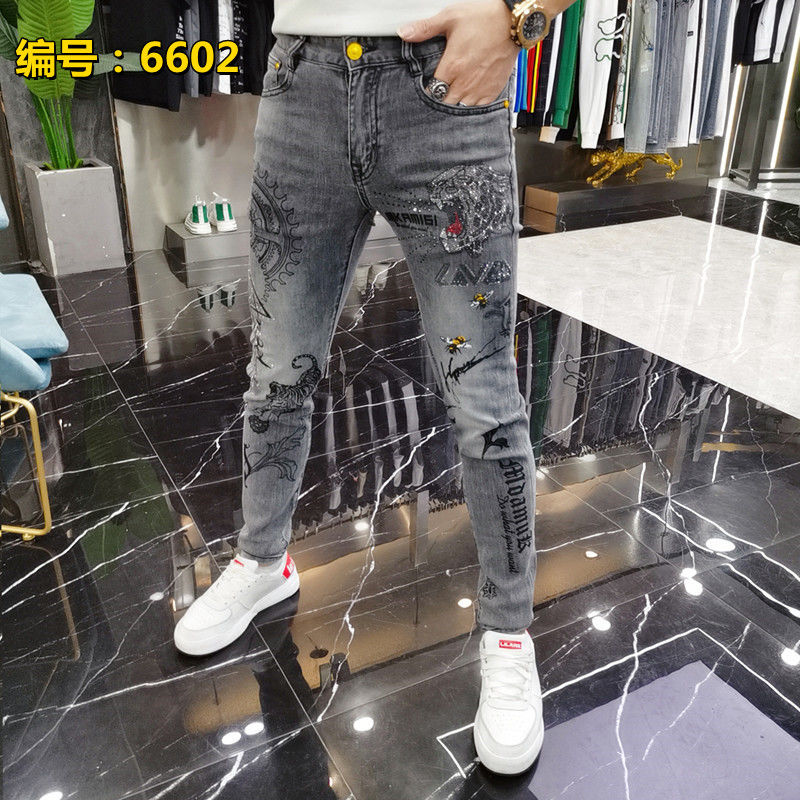 Harajuku Fashion Streetwear Je - Streetwear Brand Jeans のレビューと価格