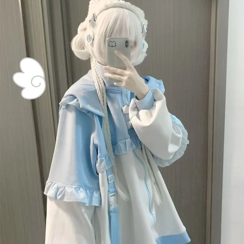 Harajuku Zipper Hoodie Coat Wo - Streetwear Brand Y2K のレビューと価格