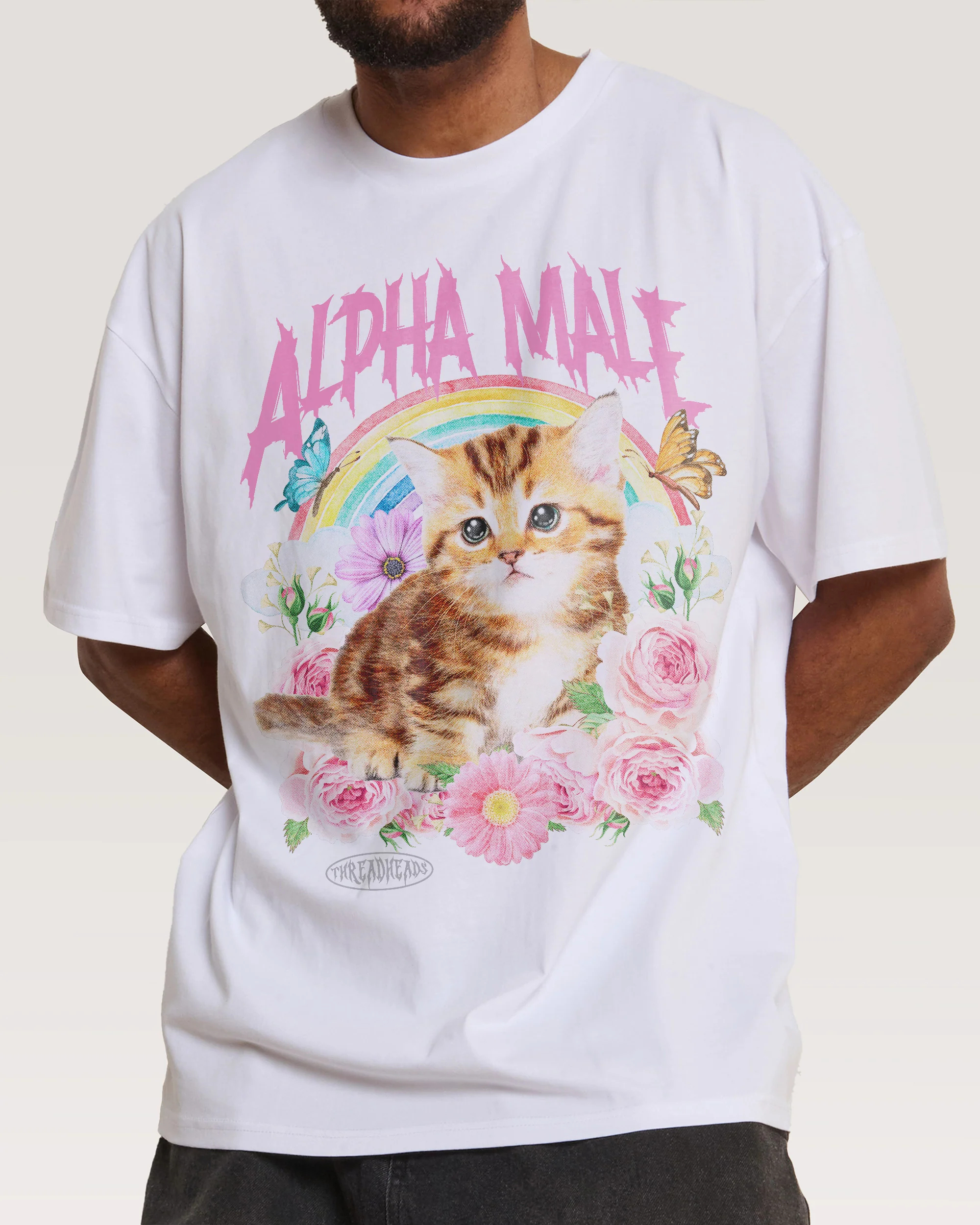 Alpha Male Fun Cute Cat Illust - Streetwear Brand Cat のレビューと価格