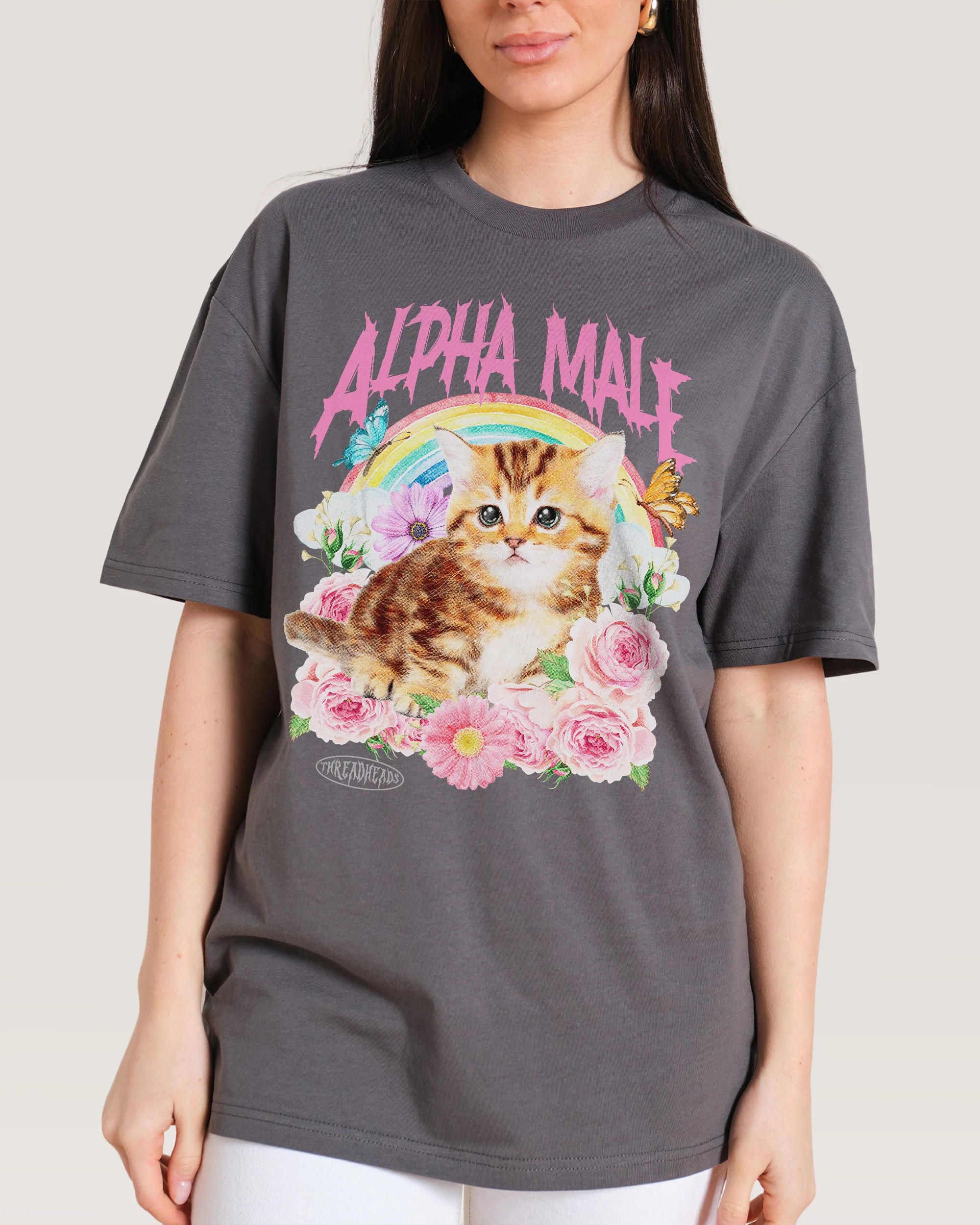 Alpha Male Fun Cute Cat Illust - Streetwear Brand Cat のレビューと価格