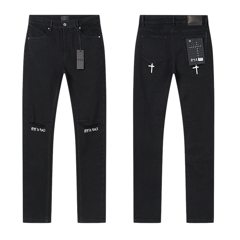 RTA Brand Men's Slim Fit Paint - Streetwear Brand Jeans のレビューと価格