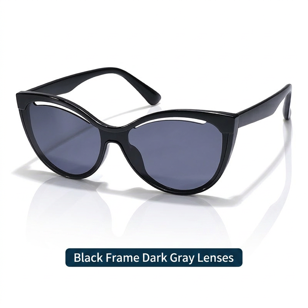 Vintage Hollowed Cat Eye Sungl - Streetwear Brand Cat のレビューと価格