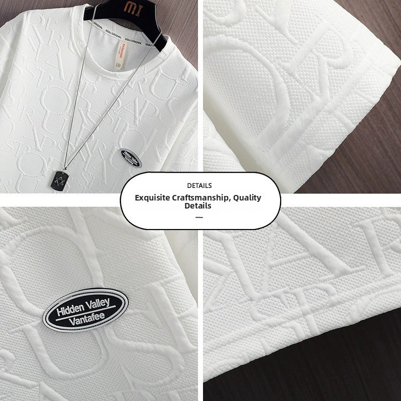 Summer Casual Cotton Short Sle - Streetwear Brand のレビューと価格