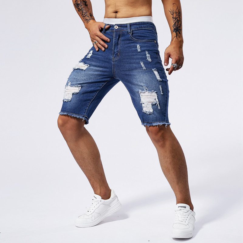 2025 Summer New Men's Ripped D - Streetwear Brand Vintage のレビューと価格