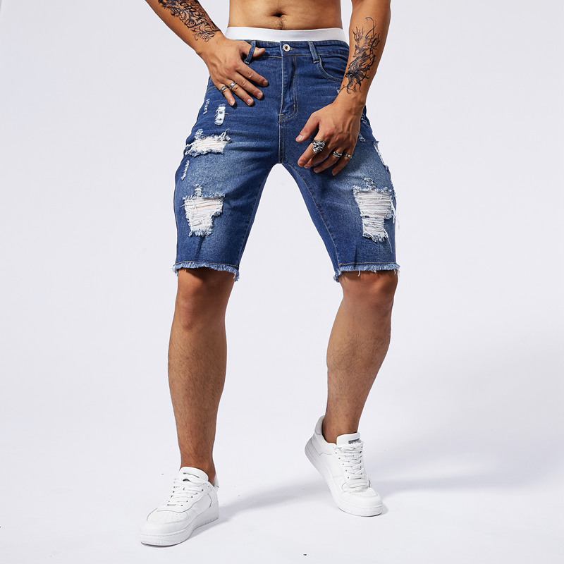 2025 Summer New Men's Ripped D - Streetwear Brand Vintage のレビューと価格