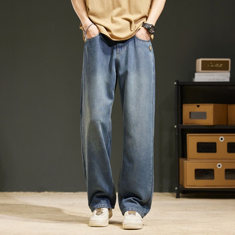 2025 New Summer Thin Men's Vin - Streetwear Brand Jeans のレビューと価格