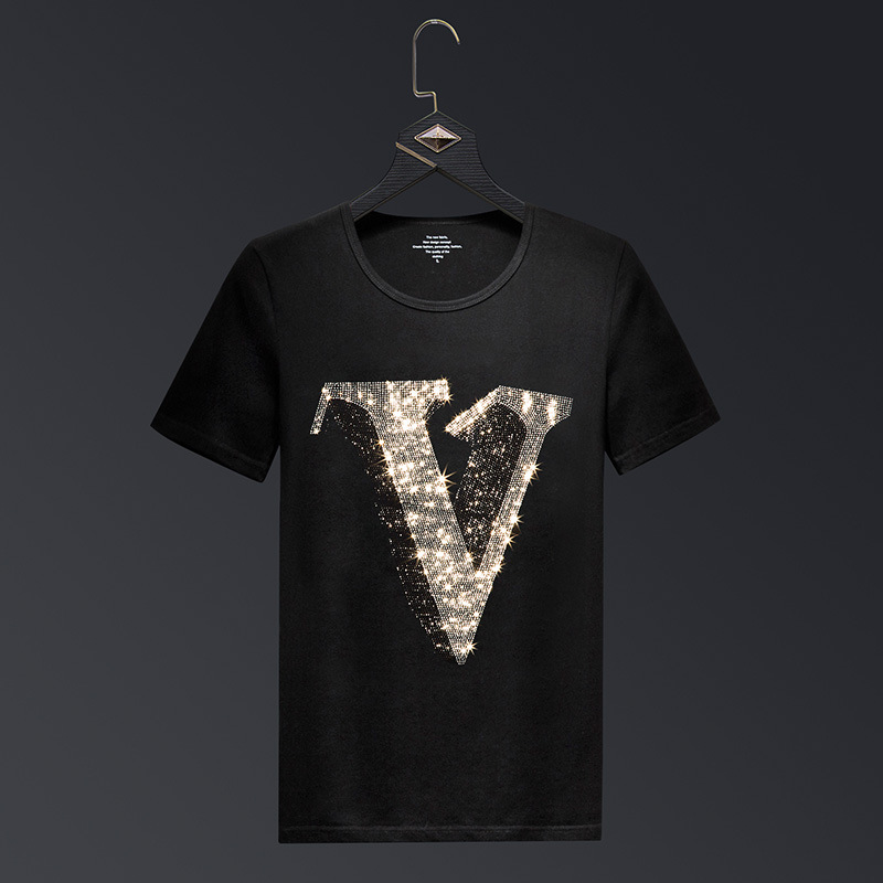 2025 Letter Rhinestones T Shir - Streetwear Brand England のレビューと価格