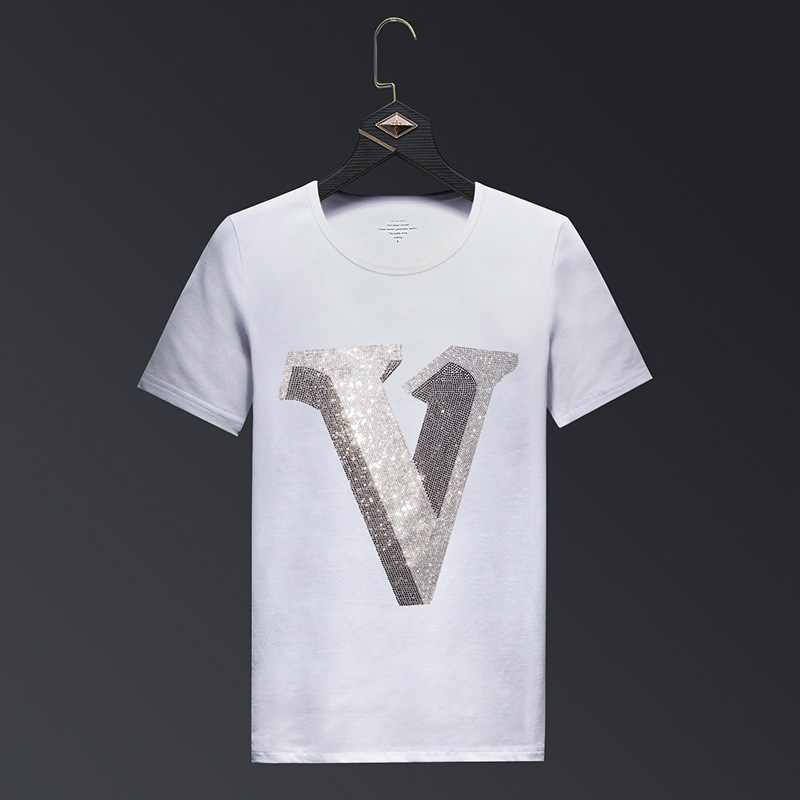 2025 Letter Rhinestones T Shir - Streetwear Brand England のレビューと価格