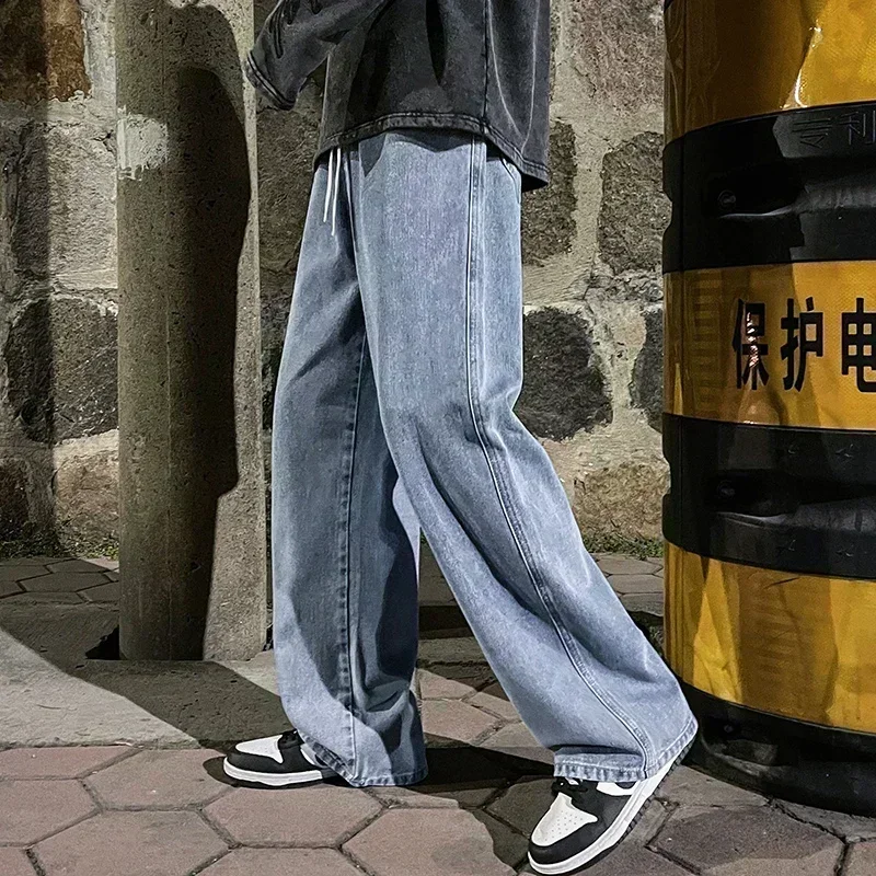 New Streetwear Loose Jeans Men - Streetwear Brand Jeans のレビューと価格