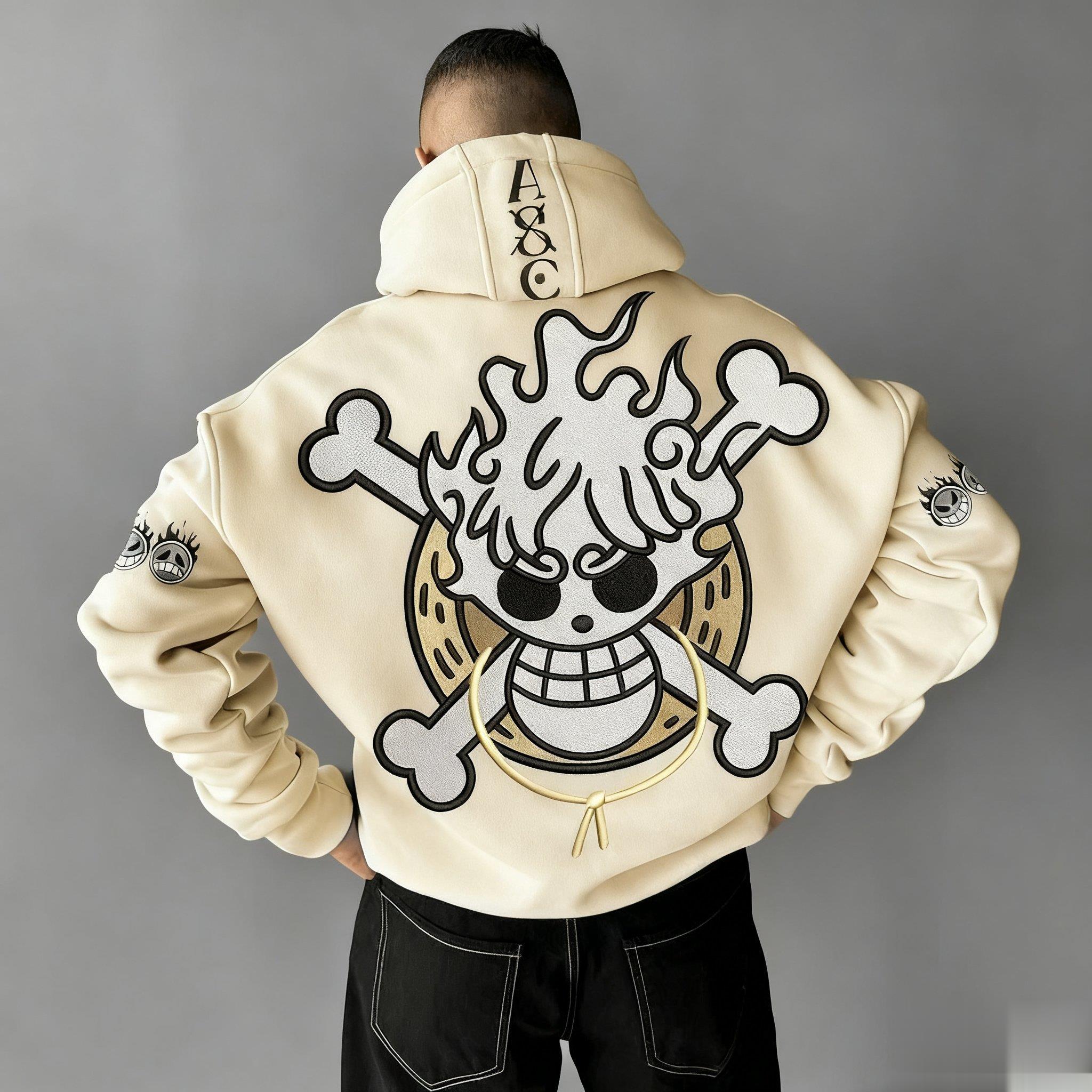 Oversized One Piece Anime Hood - Streetwear Brand Y2K のレビューと価格