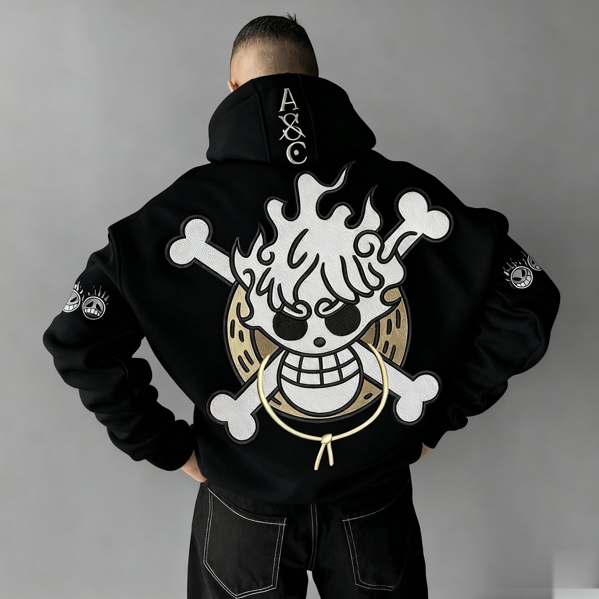 Oversized One Piece Anime Hood - Streetwear Brand Y2K のレビューと価格