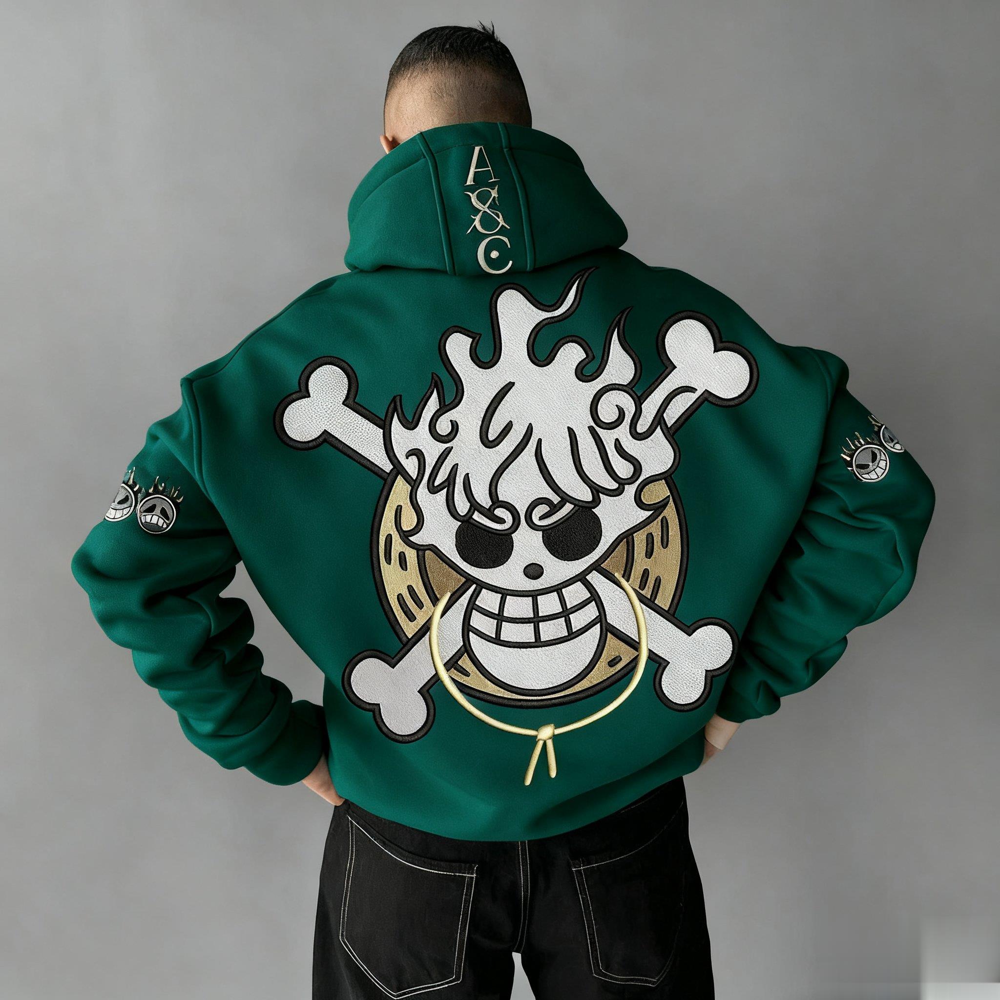 Oversized One Piece Anime Hood - Streetwear Brand Y2K のレビューと価格
