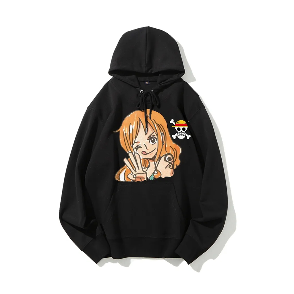 One Piece Nami Anime Hoodie Me - Streetwear Brand Y2K のレビューと価格