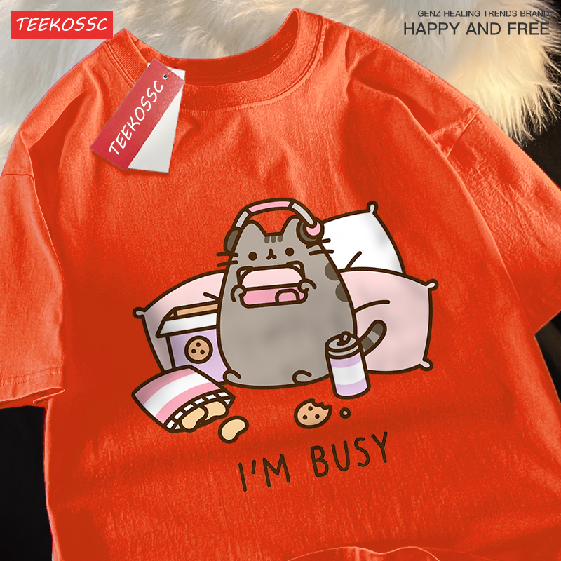 Sorry I'M Busy Cat Playing Gam - Streetwear Brand Cat のレビューと価格