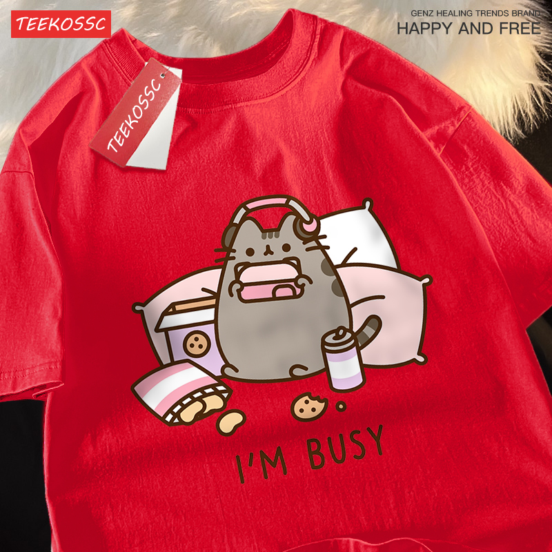 Sorry I'M Busy Cat Playing Gam - Streetwear Brand Cat のレビューと価格