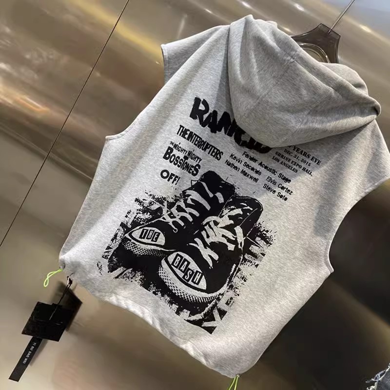 Large Size Zipper Hoodie Vest  - Streetwear Brand Hong Kong のレビューと価格