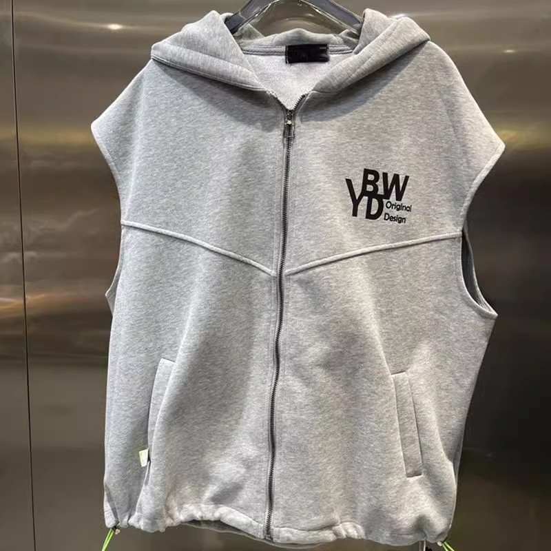 Large Size Zipper Hoodie Vest  - Streetwear Brand Hong Kong のレビューと価格