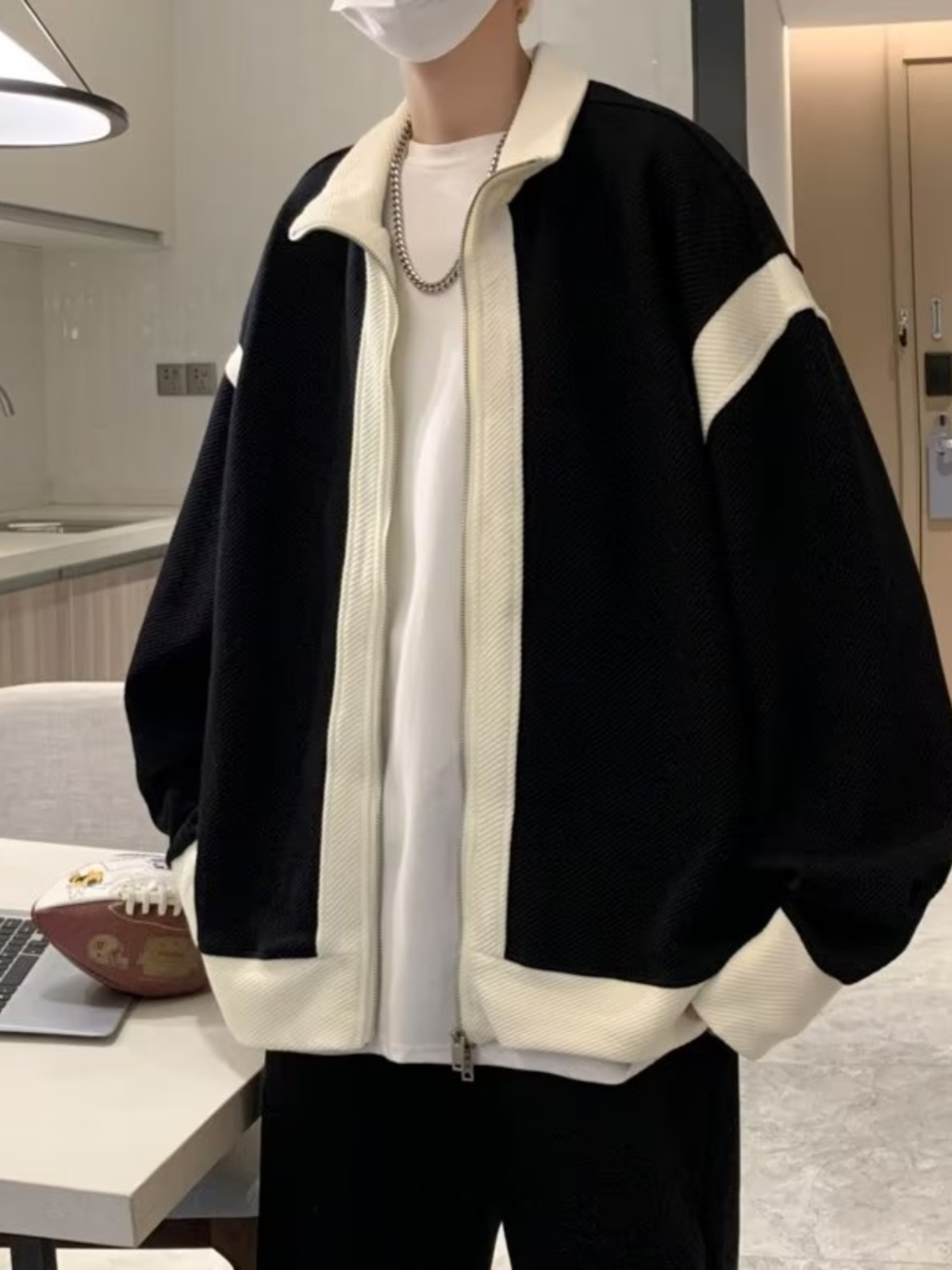 Casual Knitted Jaet for Men Ho - Streetwear Brand Hong Kong のレビューと価格