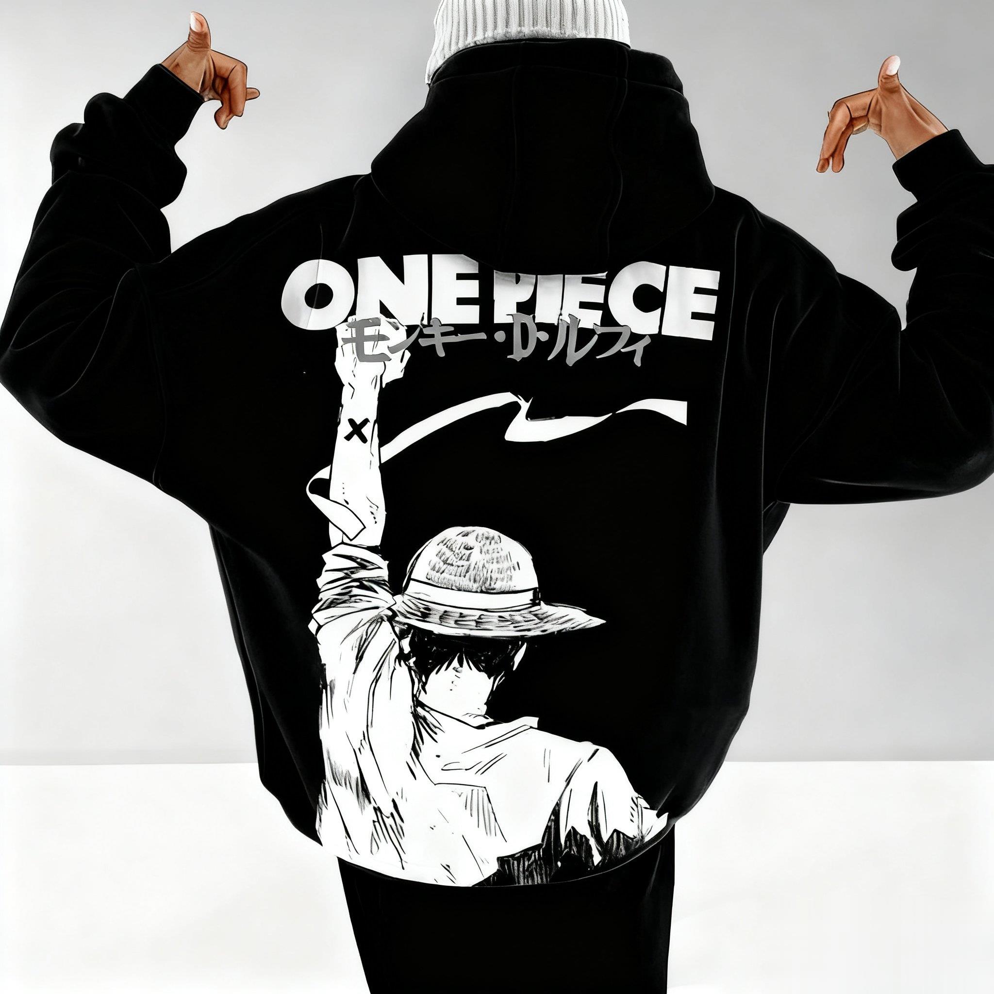 One Piece Anime Hoodie Men Wom - Streetwear Brand Y2K のレビューと価格