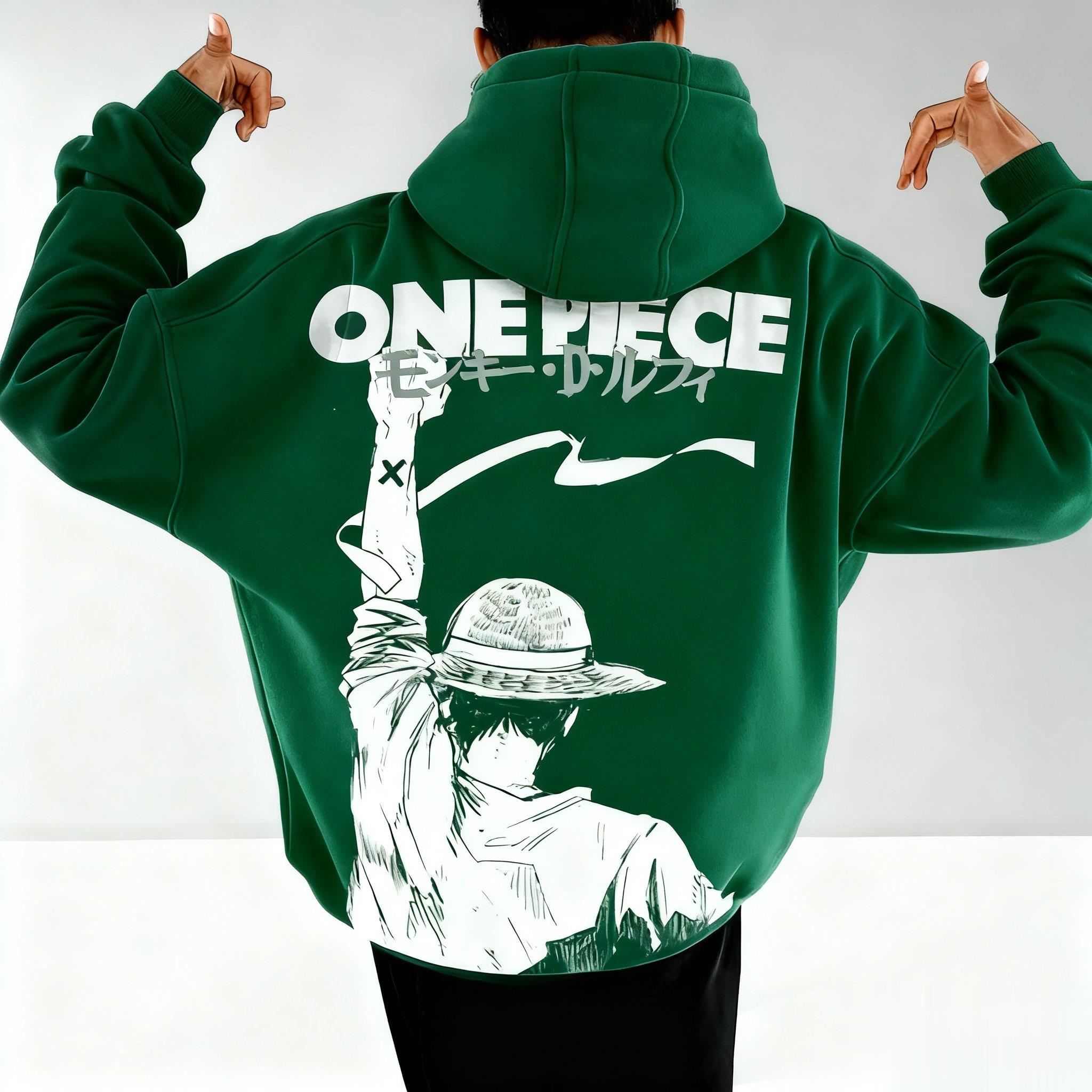 One Piece Anime Hoodie Men Wom - Streetwear Brand Y2K のレビューと価格