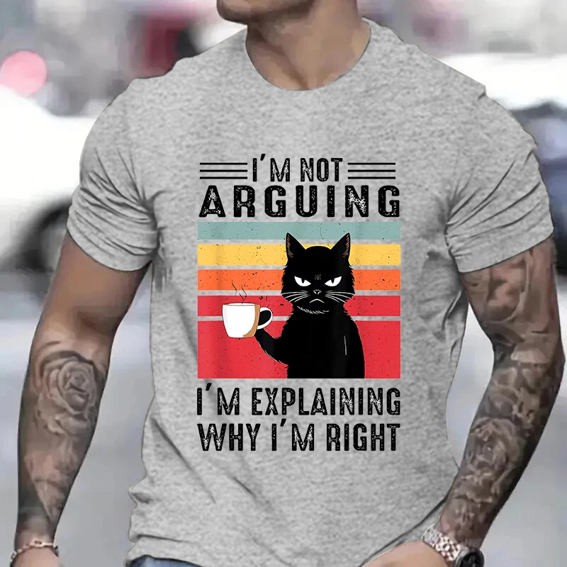 Funny Cat Coffee Tshirts Black - Streetwear Brand Cat のレビューと価格