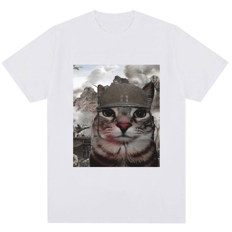 Thousand Yard Stare Cat Summer - Streetwear Brand Cat のレビューと価格