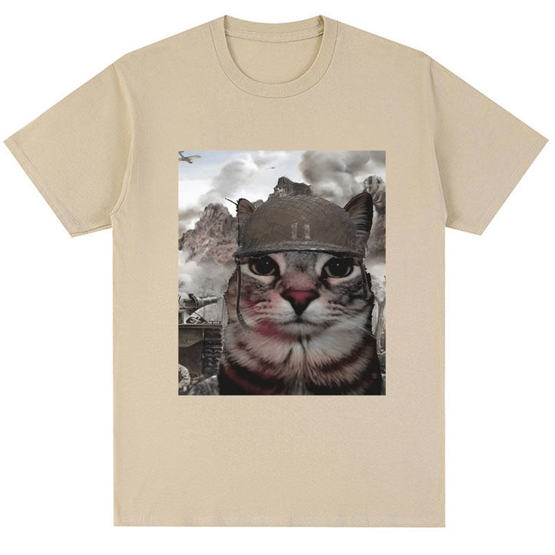 Thousand Yard Stare Cat Summer - Streetwear Brand Cat のレビューと価格