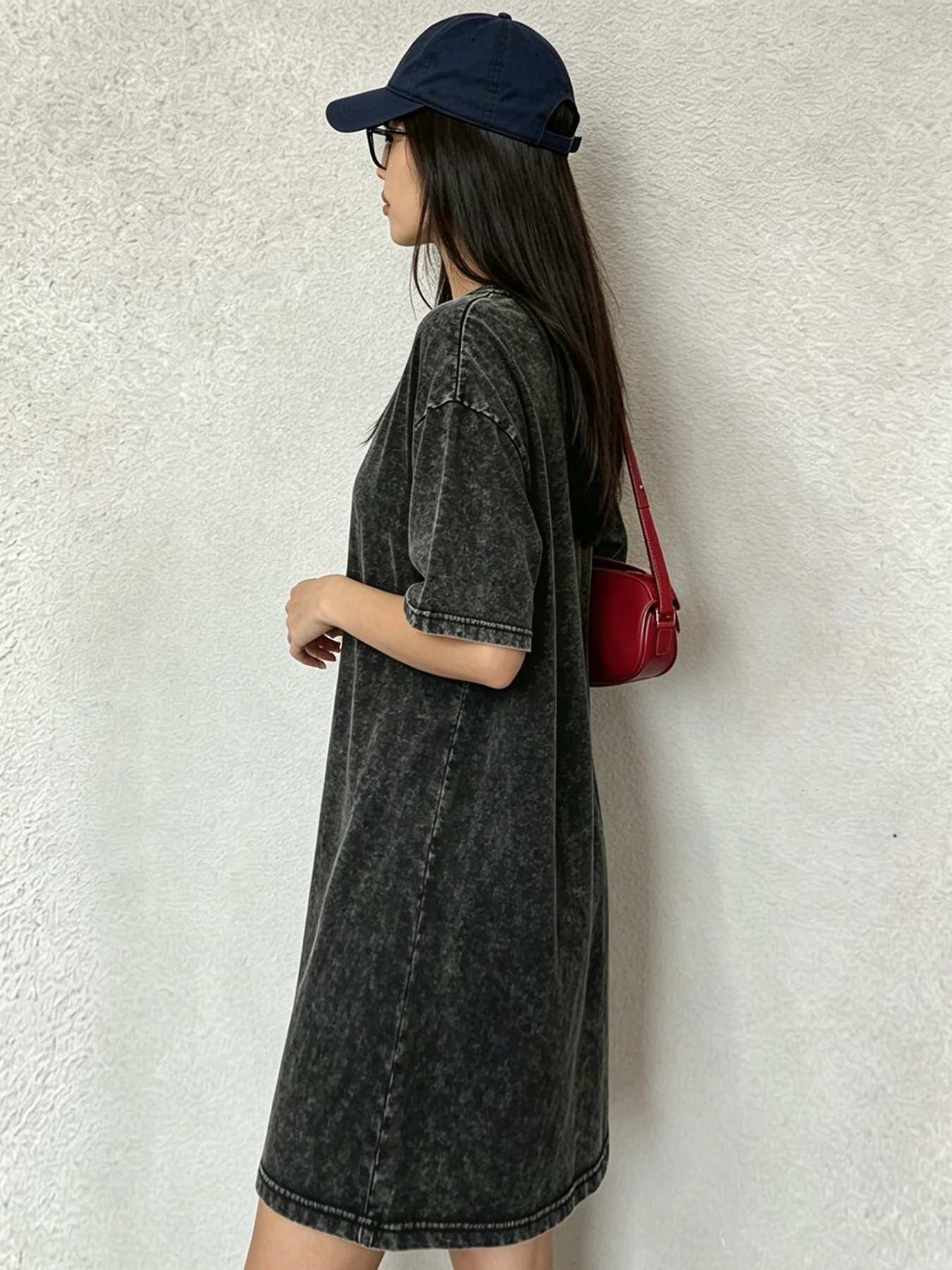 Vintage Washed Distressed T-Sh - Streetwear Brand Cat のレビューと価格