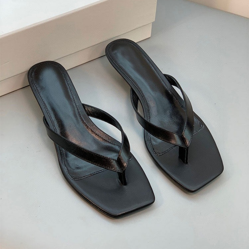 Luxury Brand Leather Heeled Fl - Streetwear Brand のレビューと価格