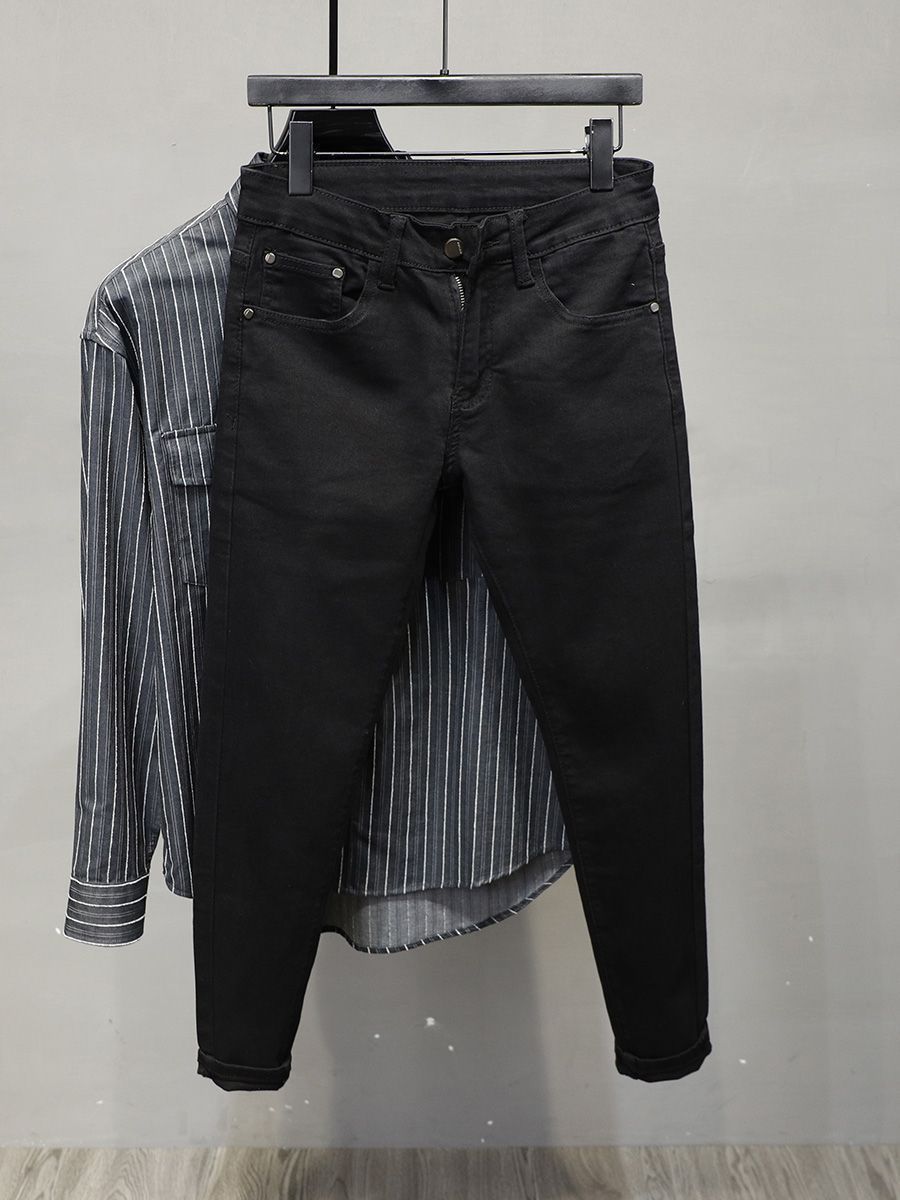 Luxury Brand Men Jeans Men's B - Streetwear Brand Jeans のレビューと価格