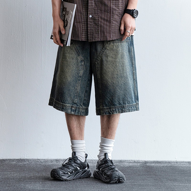 Heavyweight Washed Denim Short - Streetwear Brand England のレビューと価格