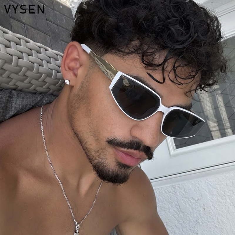 Y2K Punk 90S Sunglasses Men 20 - Streetwear Brand Cat のレビューと価格