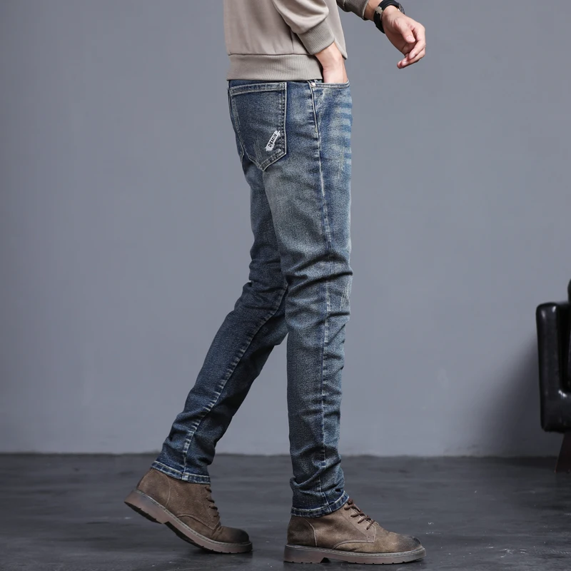 Men's Fashion Vintage Jeans Au - Streetwear Brand Jeans のレビューと価格